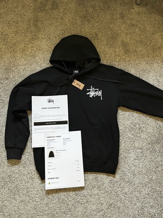 Sweatshirt preta Stussy tamanho M