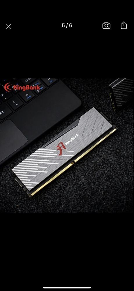 Ddr5 6000 6400 32gb 32 гб kingbank teamgroup t-force| нова|гарантія