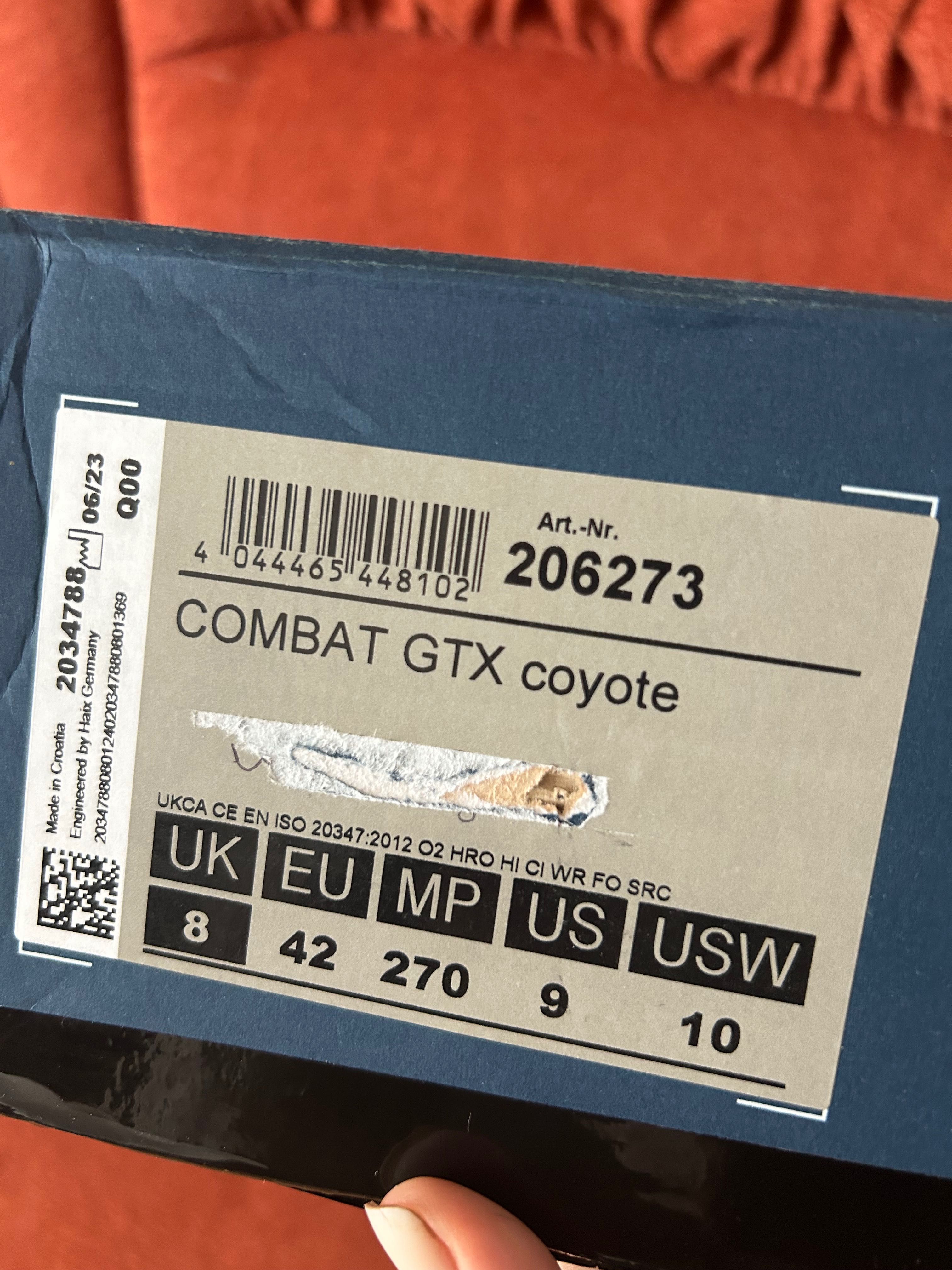 Берці Combat GTX coyote