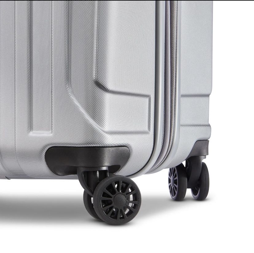 Дорожный Чемодан Валіза Samsonite New Castle Silver 100%Policarbonate