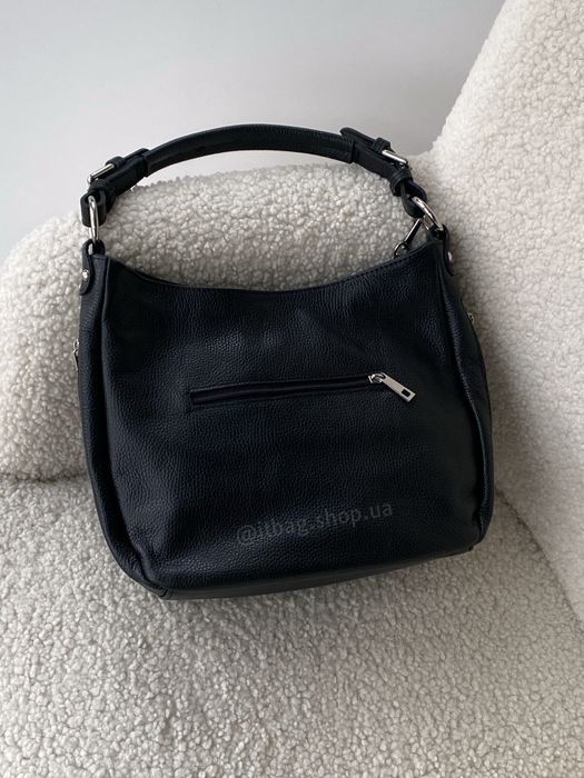 Шкіряна італійська сумка хобо, кольори. Кожаная сумка мешок Италия