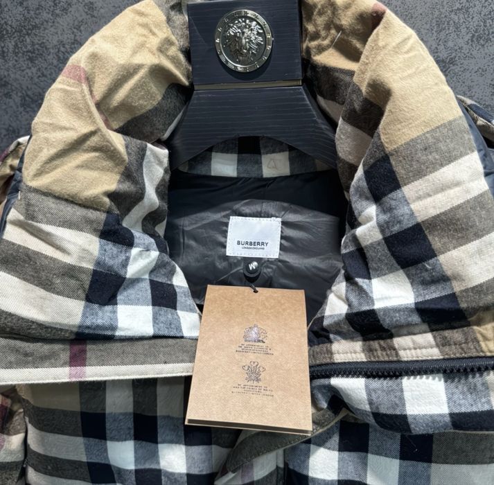 Пуховик burberry трансформер жилетка drip drill