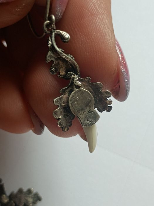 Cudne srebrne kolczyki srebro 925