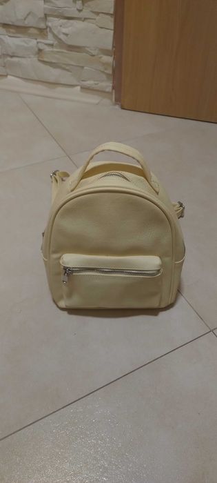 Plecak mały żółty H&M