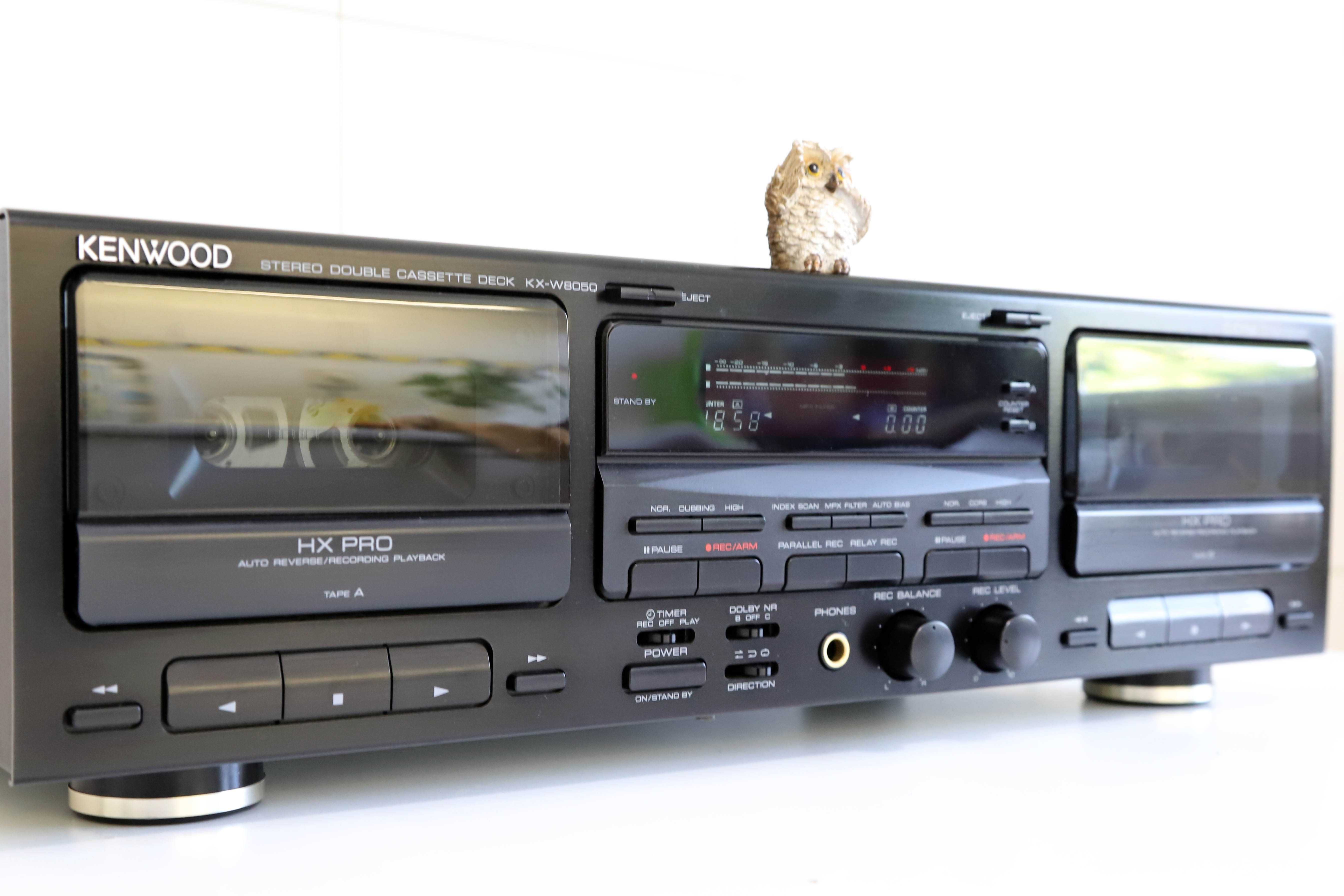 Kenwood KX-W8050 Tape Duplo Deck Cassetes Autoreverse