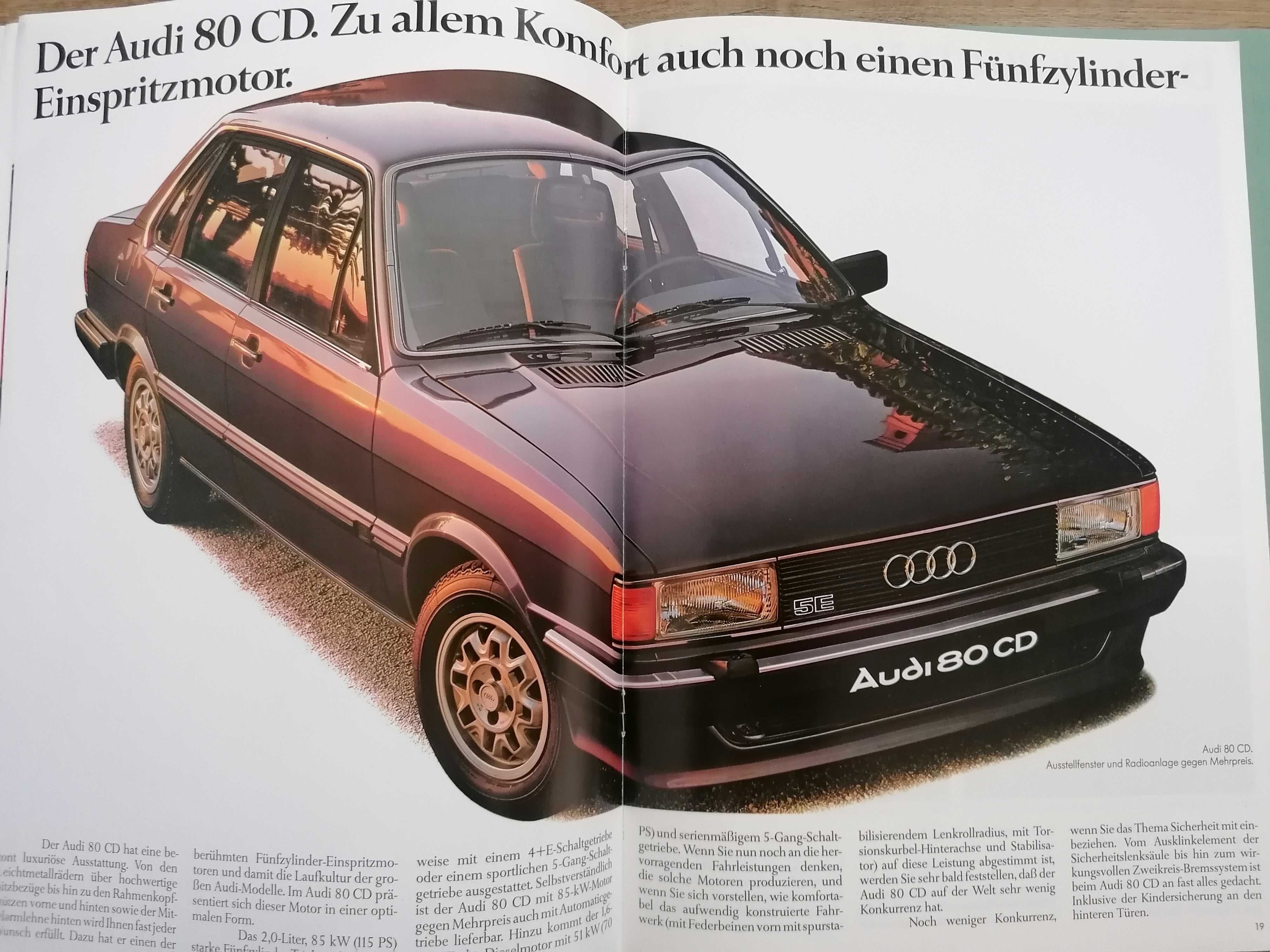 Prospekt Audi 80 B2