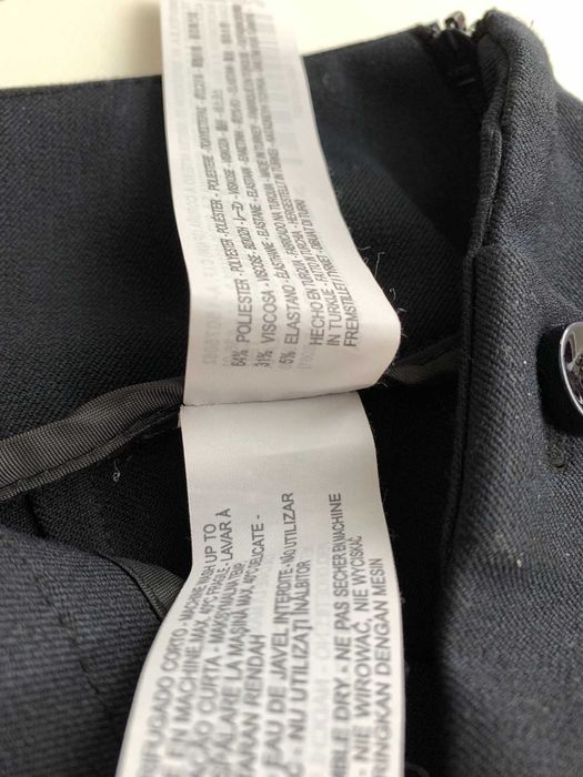 Нові теплі брюки класичні сині фірмові Zara basic M