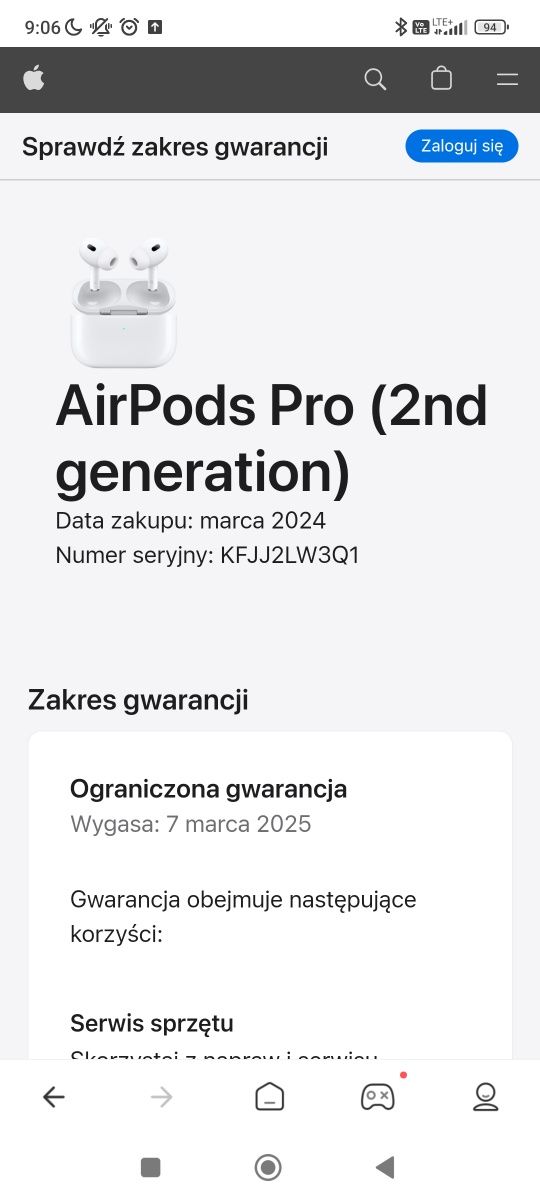 Air Pods Pro 2 Generacja Nowe