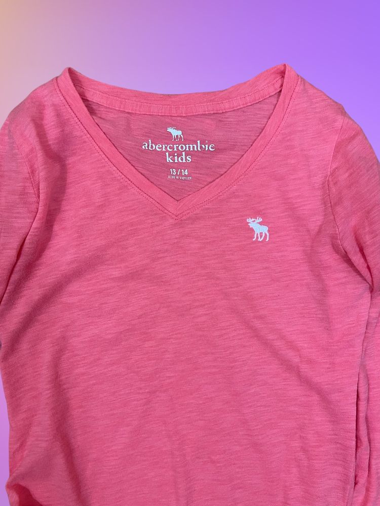 Abercrombie & Fitch Kids roz. 13/14 dziewczęca bluzka z długim rękawem