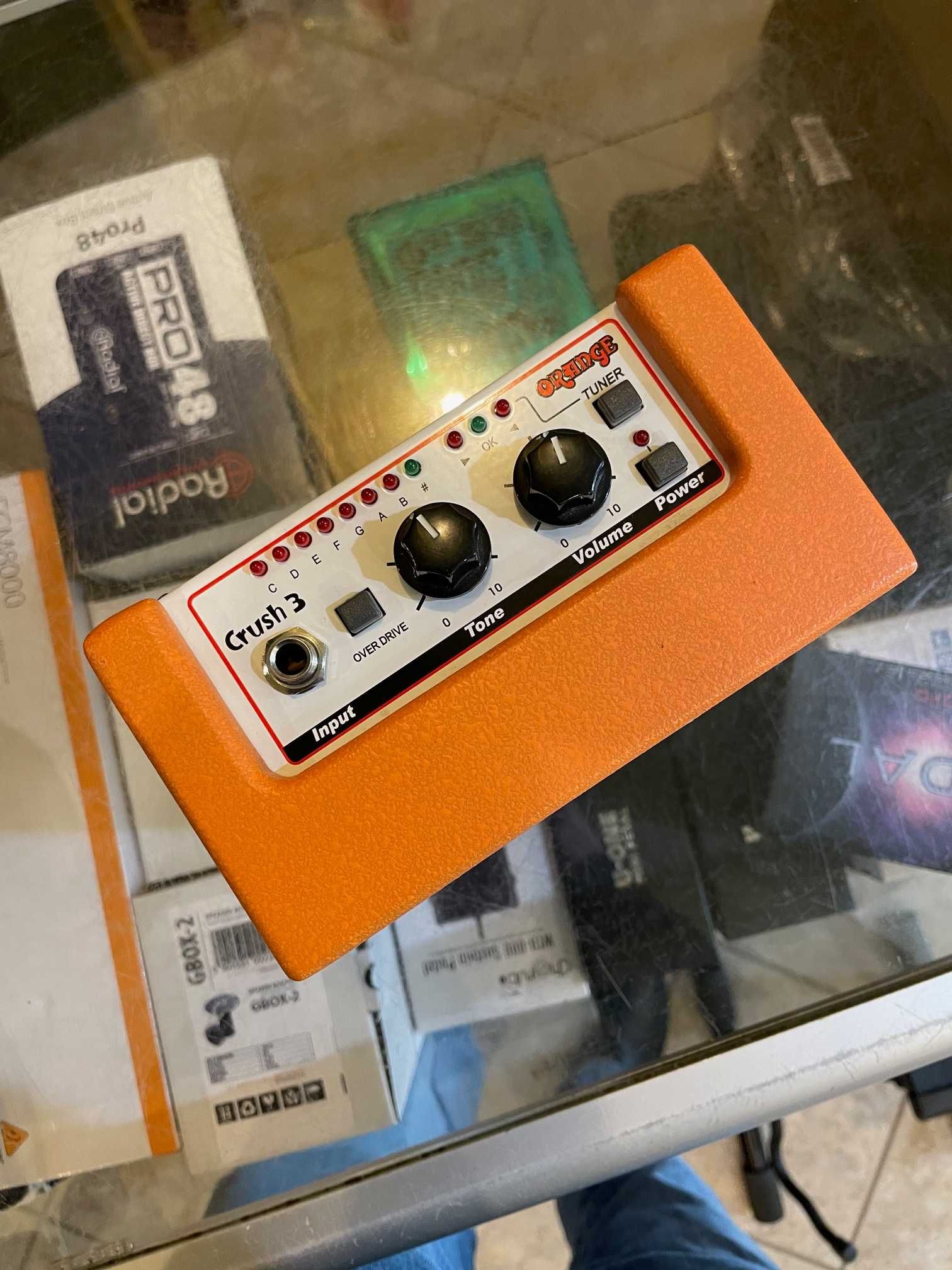 Wzmacniacz gitarowy typu combo 1x3 Orange CR3 Micro Crush