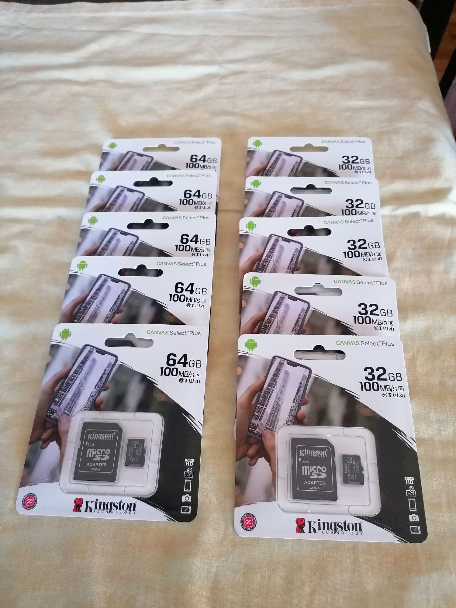 Cartões de Memória Kingston 32 GB - novos
