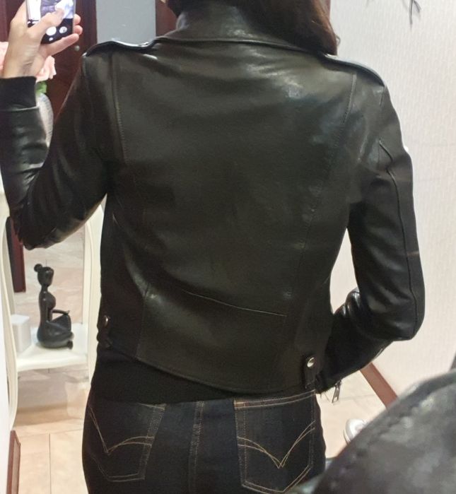 Куртка косуха Италия натуральная кожа S