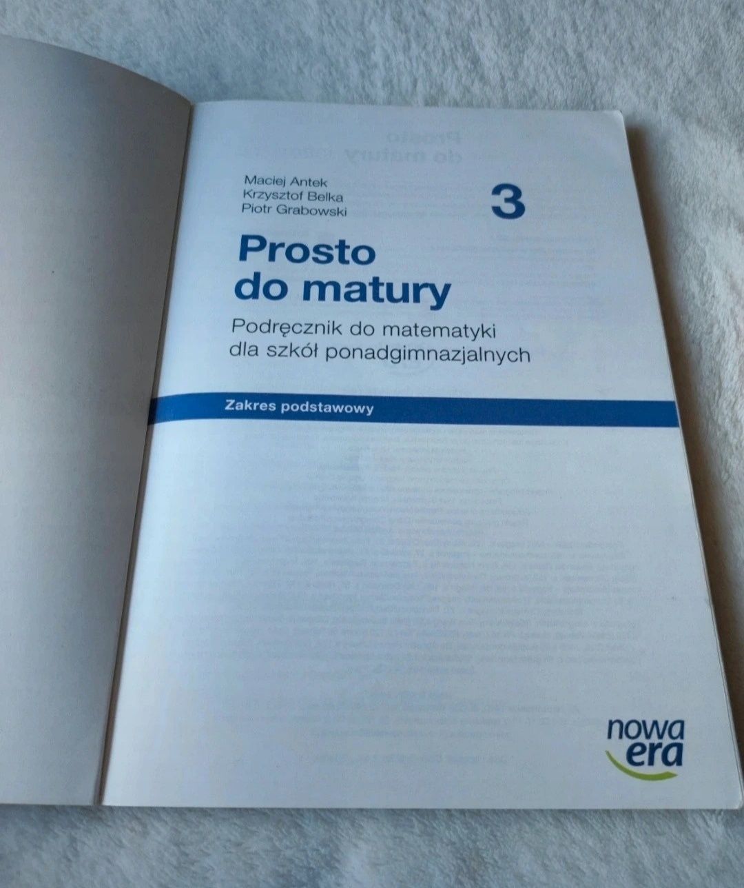Prosto do matury 3 podręcznik do matematyki dla szkół ponadgimnazjalny