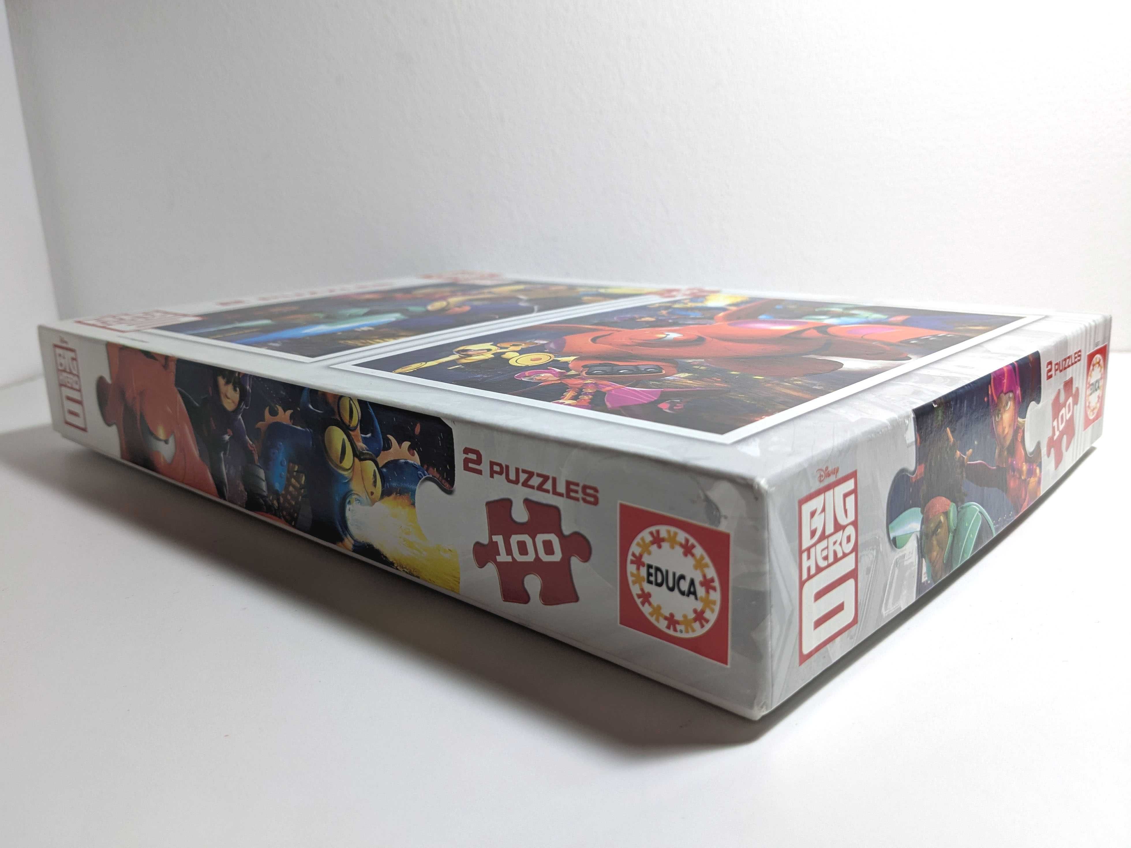2 Puzzles Disney “Big Hero 6” (6-8 anos) NOVO