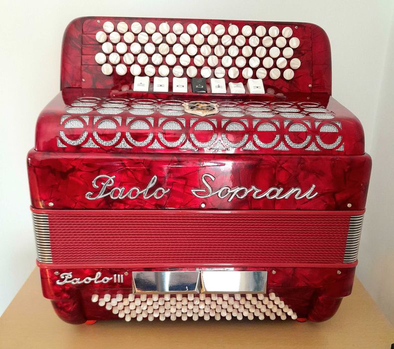 Acordeão Paolo Soprani 3ª / 5ª voz - como novo