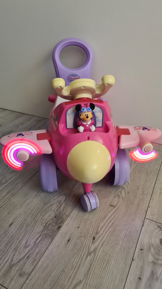 Kiddieland Myszka Minnie Jeździk Interaktywny Samolot