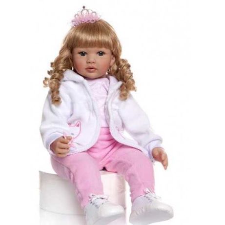 Силиконовая (виниловая) коллекционная Кукла Реборн Мария , 60 см