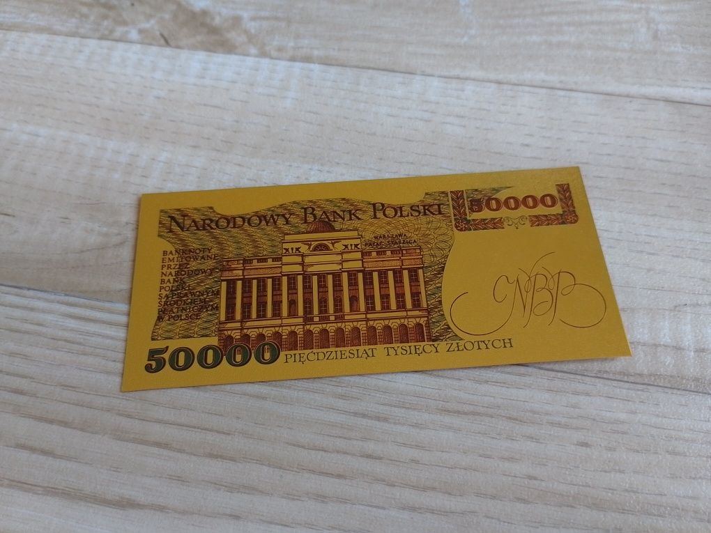 50.000 zł PRL w złocie. Piękny.