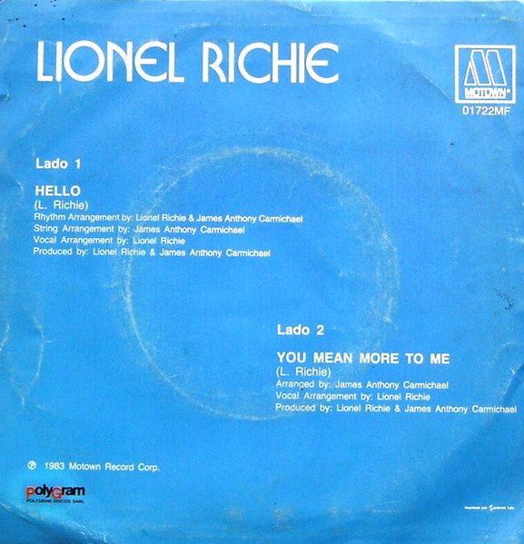 Vinil antigo Lionel Richie – Vários