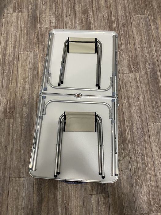 Стол алюминиевый раскладной для пикника + 4 стула