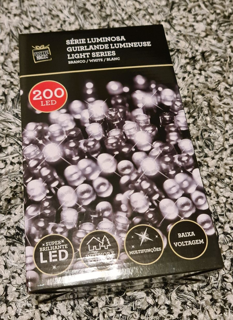 Luzes led natal novo