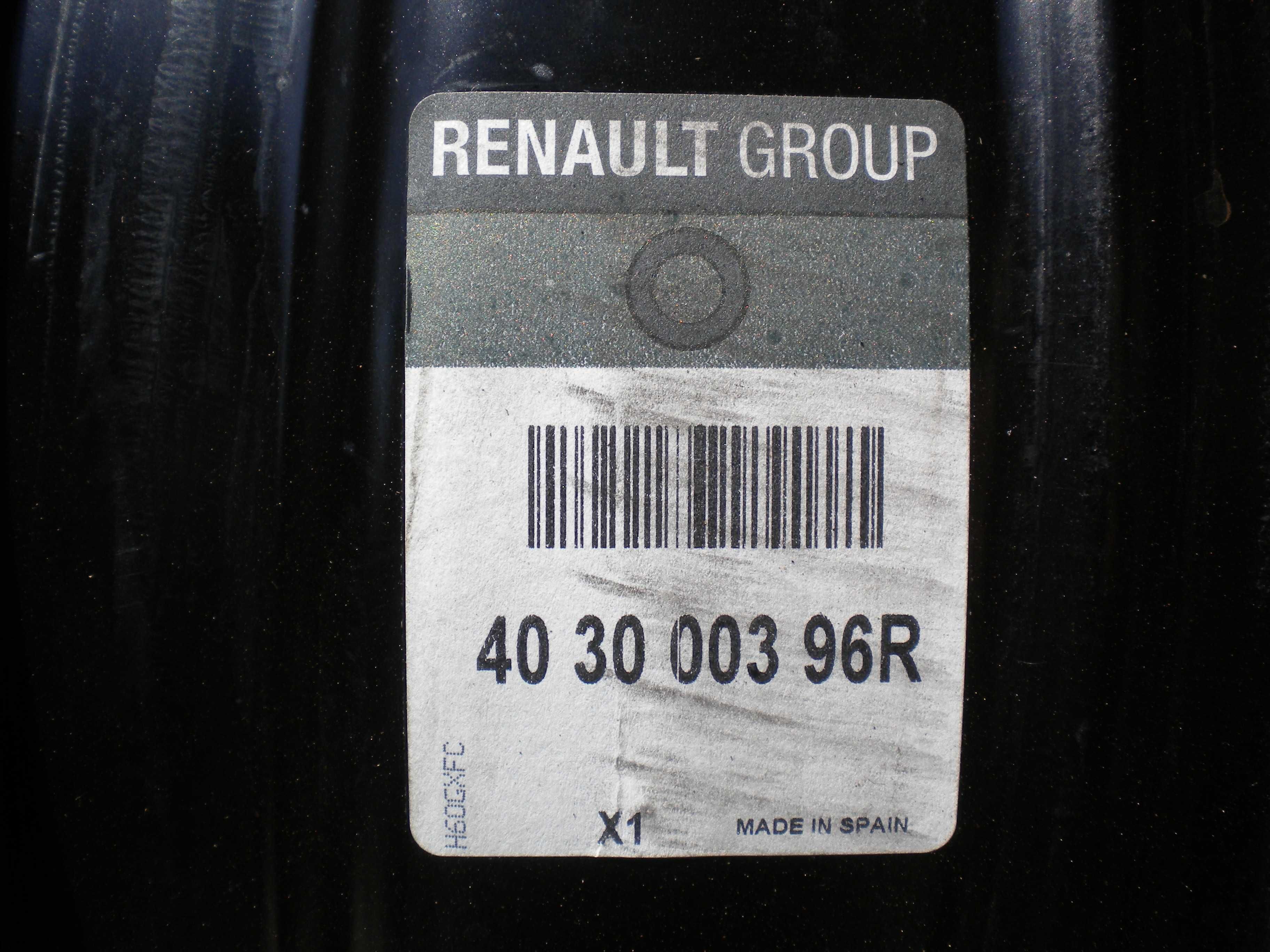 Felga stalowa 20 5x114,3 Org Renault Scenic IV + czujniki ciś TPMS