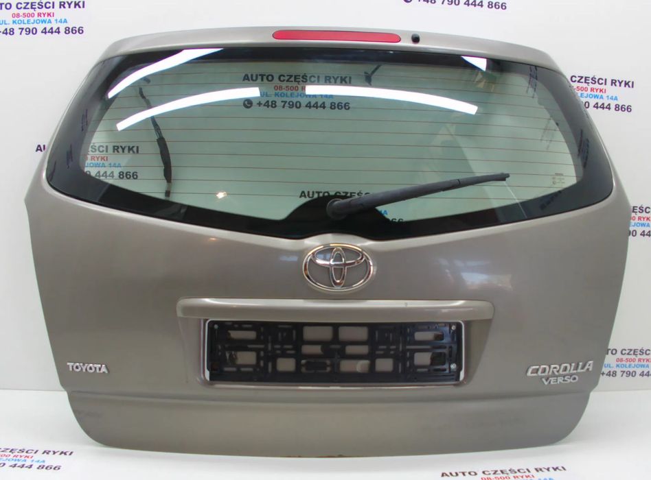Toyota Corolla Verso 2 Klapa bagażnika 4S0