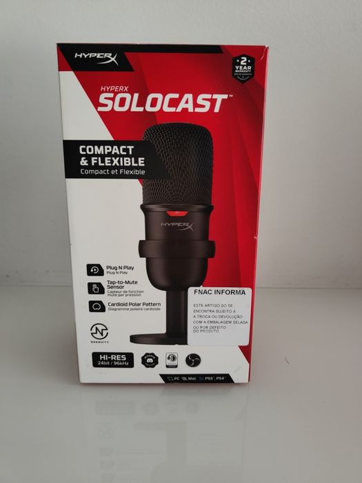Microfone Gaming HyperX SoloCast
