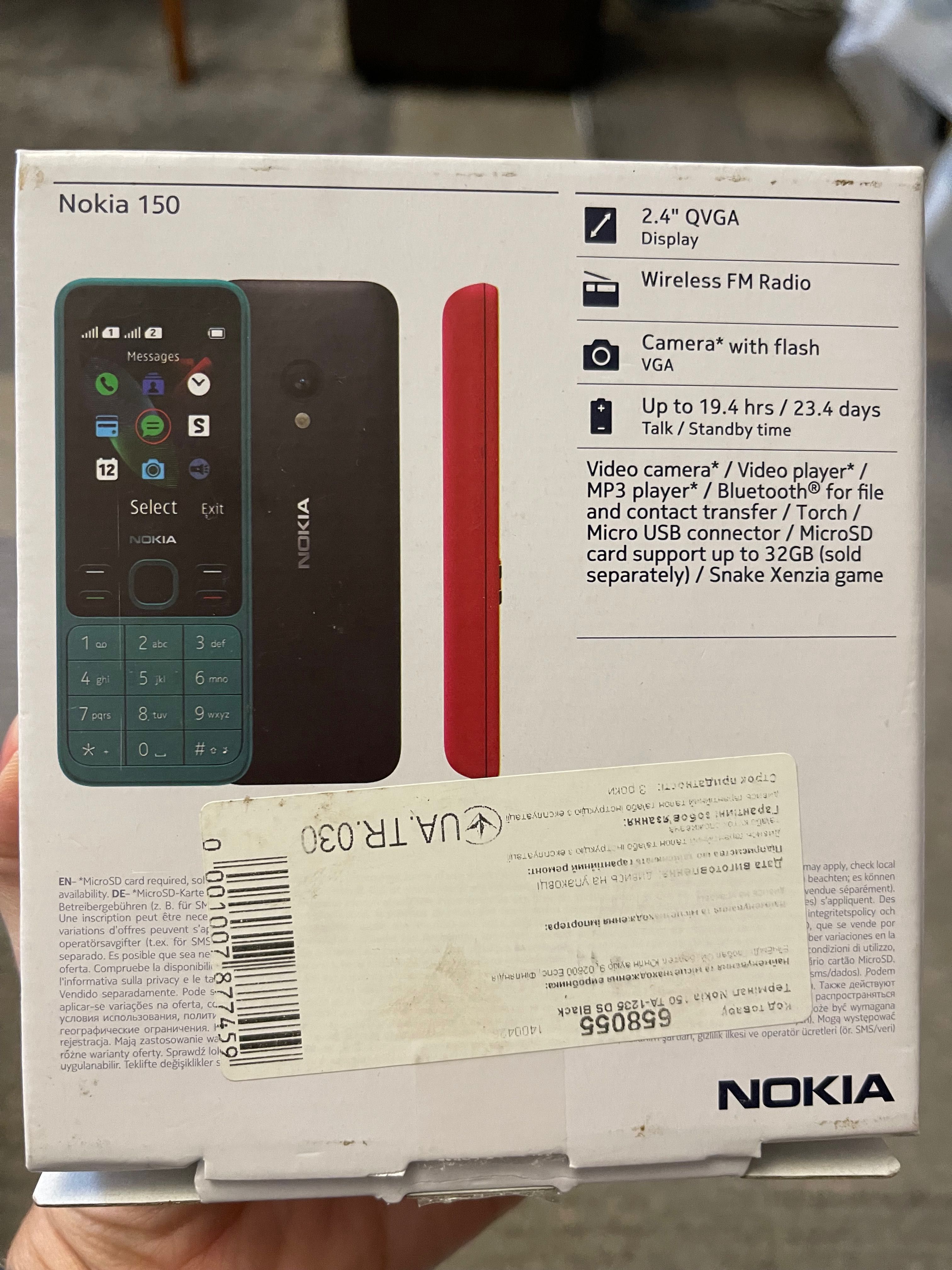 Мобильный телефон Nokia 150 Black