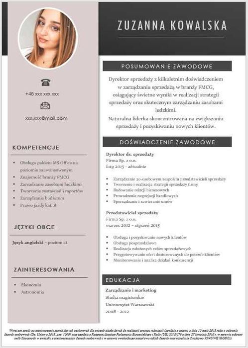 Pisanie CV / Listów motywacyjnych na zamówienie |  Tłumaczenie CV