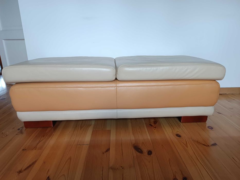 sofa dwuosobowa skórzana