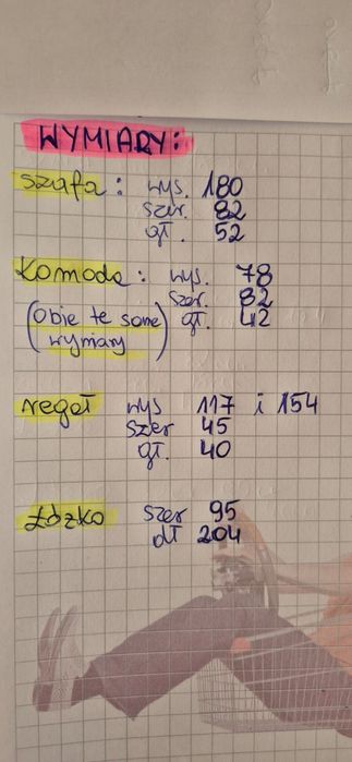 Sprzedam meble dziecięce