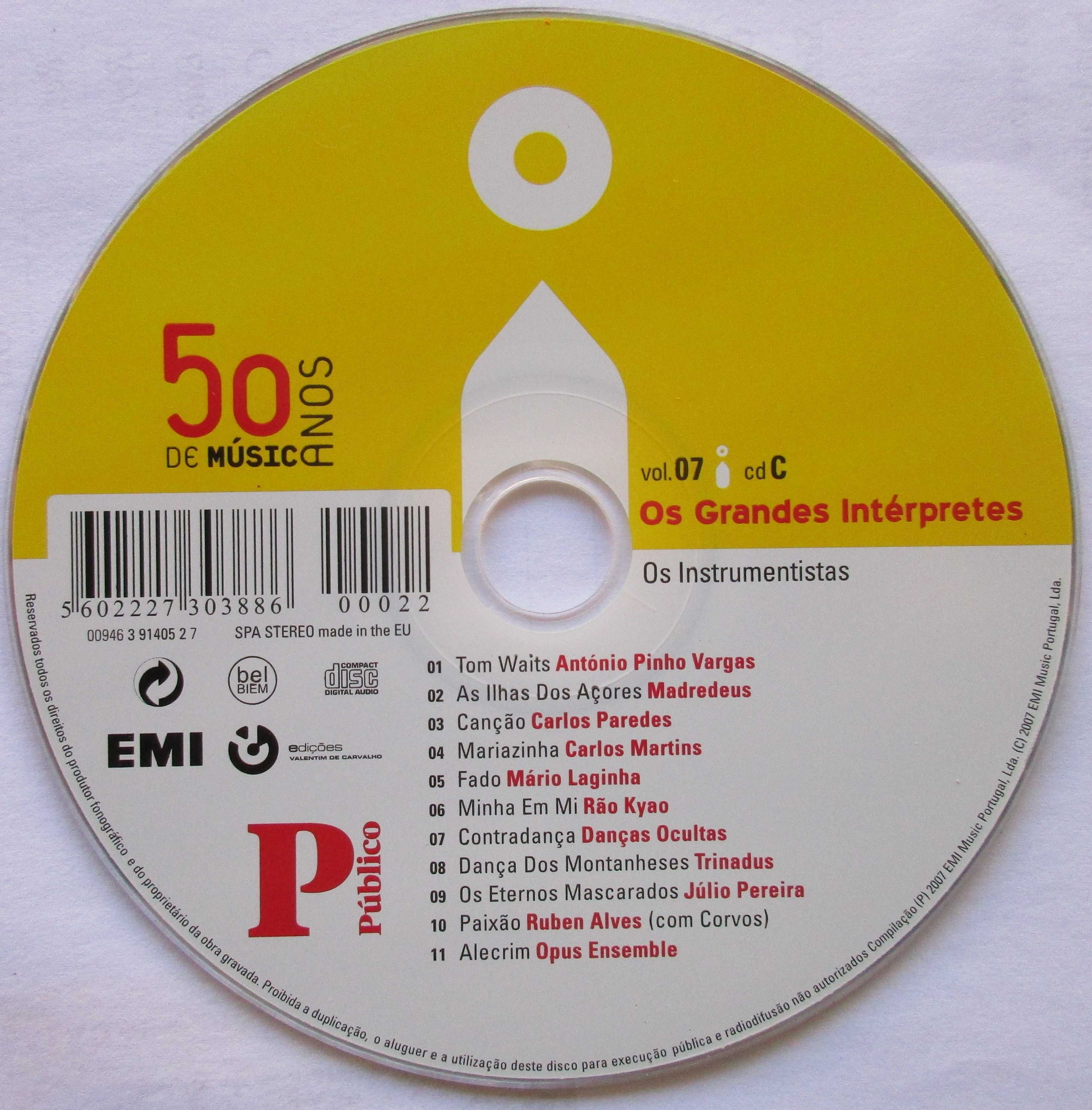 Os Grandes Intérpretes - - - - - [50 Anos de Música Portuguesa] 3 X CD