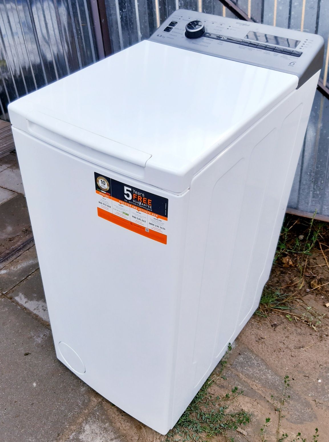 Pralka Od Góry Ładowana Whirpool Slim 40cm Wąska 100% Sprawna Zadbana