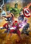 Malowanie po Numerach Marvel Avengers Iron Man Hulk Obraz z Rama