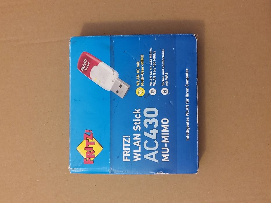 Karta sieciowa FRITZ! WLAN STICK AC 430 MU-MIMO 433 Mbit/s