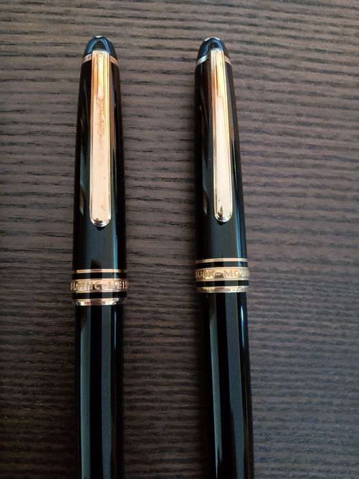 Conjunto canetas Montblanc, aparo, esferográfica e lapiseira