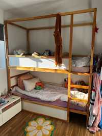Vendo cama infantil Kura Ikea com colchão - 5 meses de uso