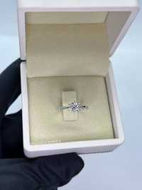 Кольцо с бриллиантами Белое золото 750