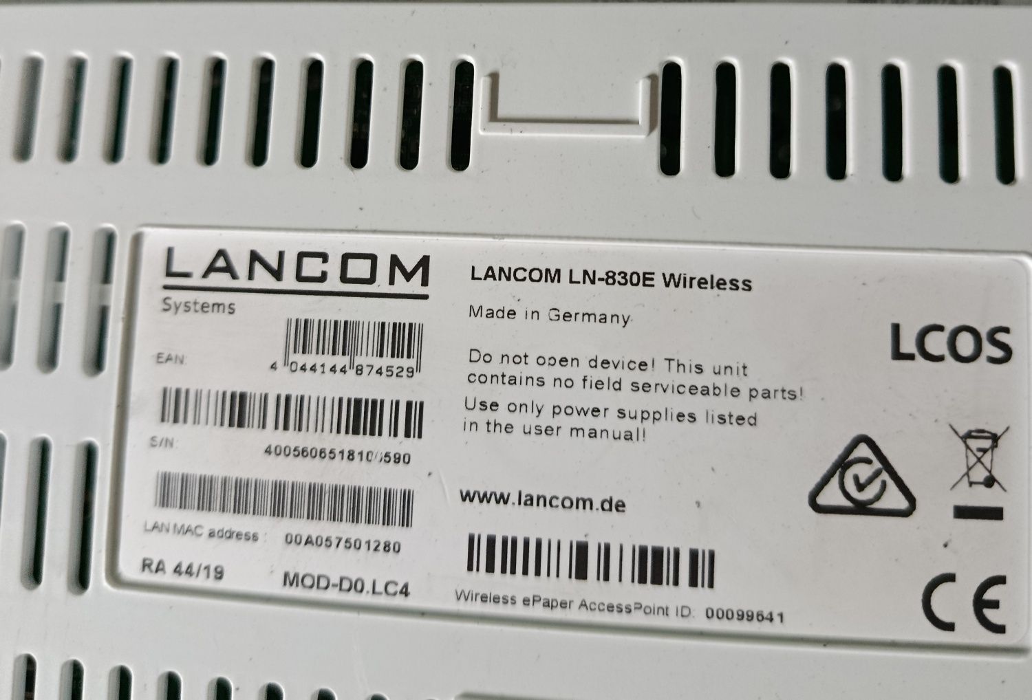 Точка доступу Роутер LANCOM LN-830E