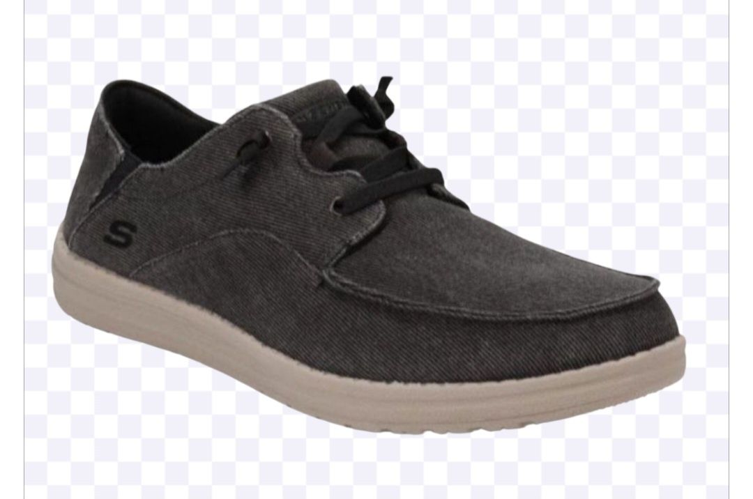 Чоловічі мокасини СКЕЧЕРС (Skechers MELSON VOLGO) арт.66384/BLK чорний