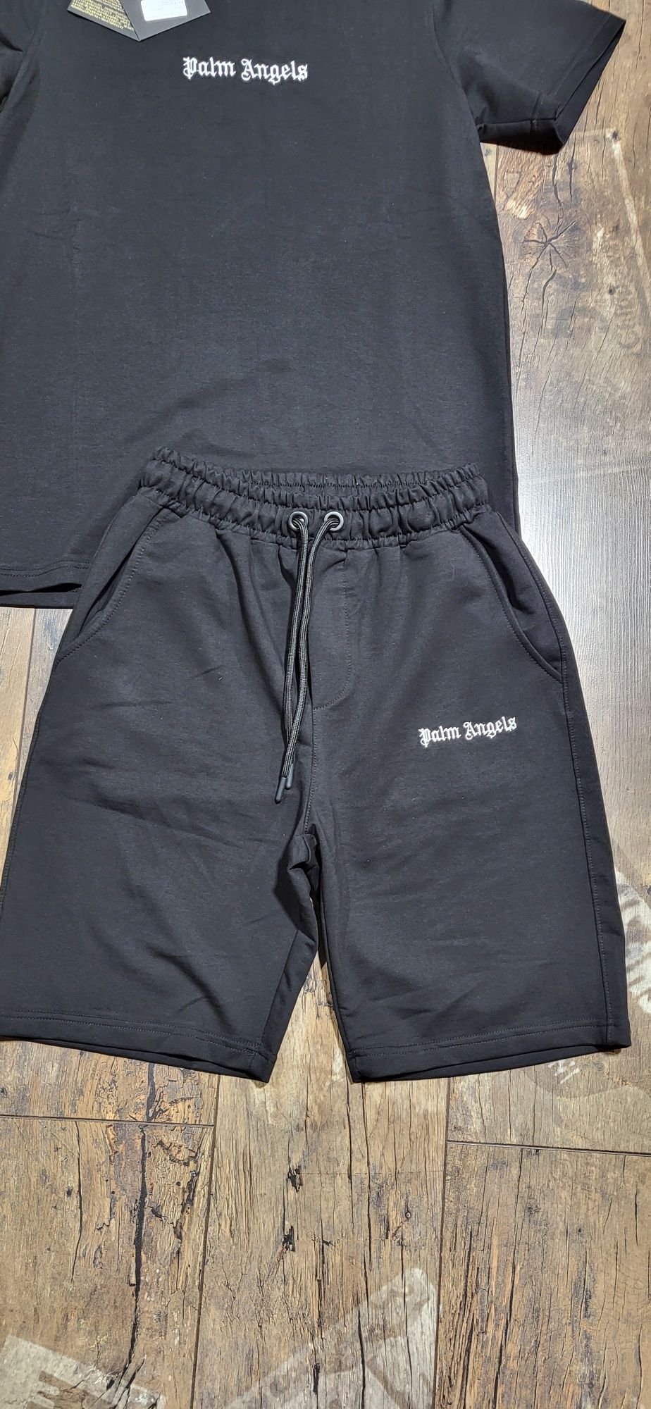 Palm Angels komplet meski młodzieżowy koszulka spodenki bawełna S