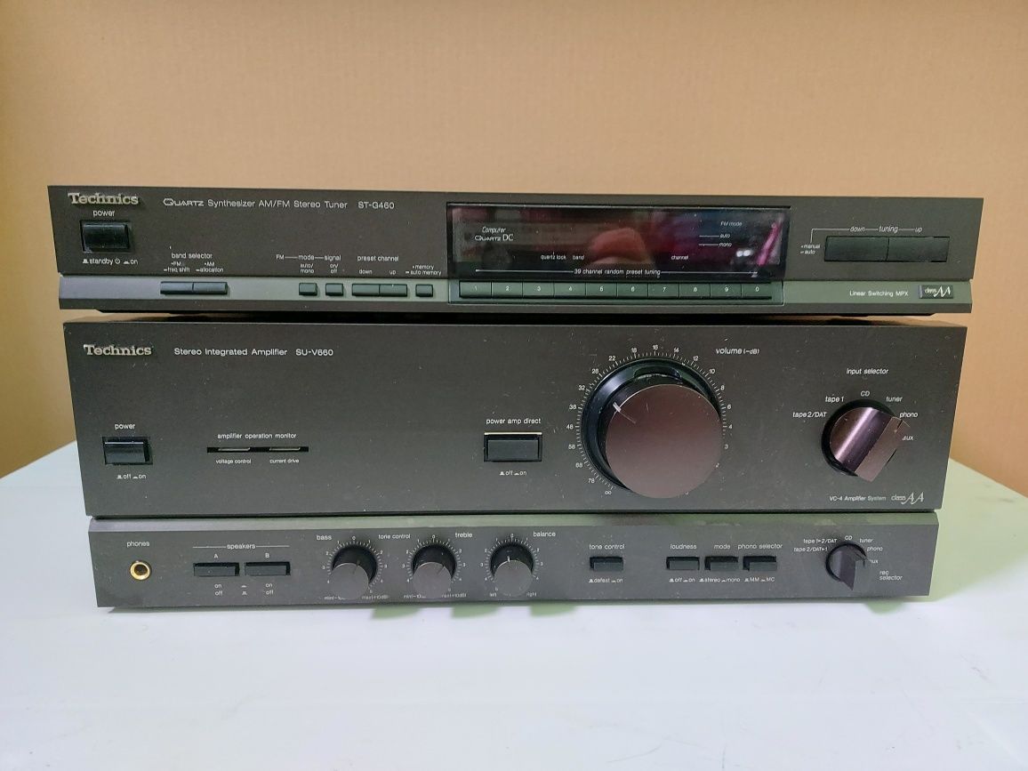 wzmacniacz Technics SU-V660 + tuner Technics ST-G460