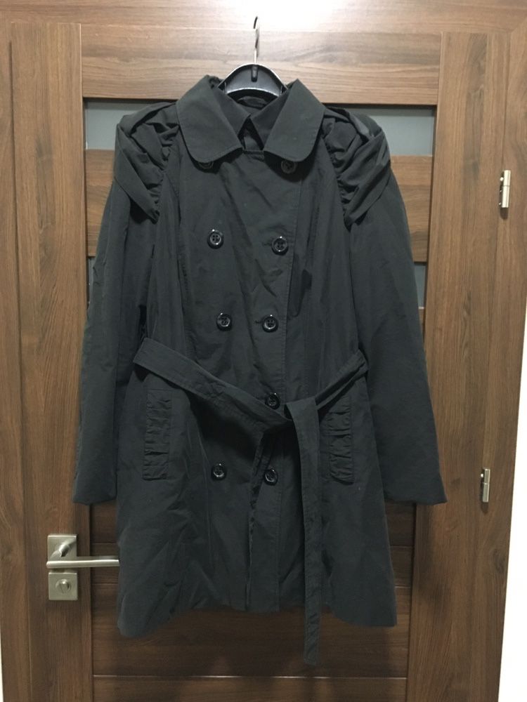 Piekny płaszcz kurtka na wiosne jesien  Smog 40 rozmiar
