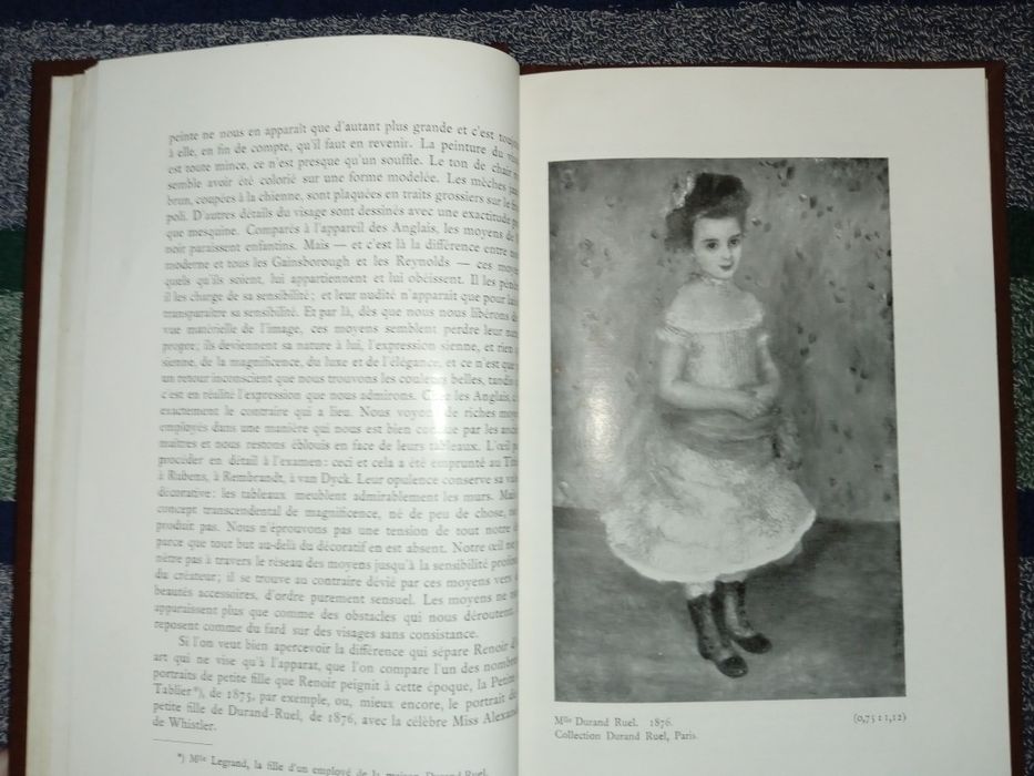 Антикварна книга "Ренуар". Париж 1912 рік.