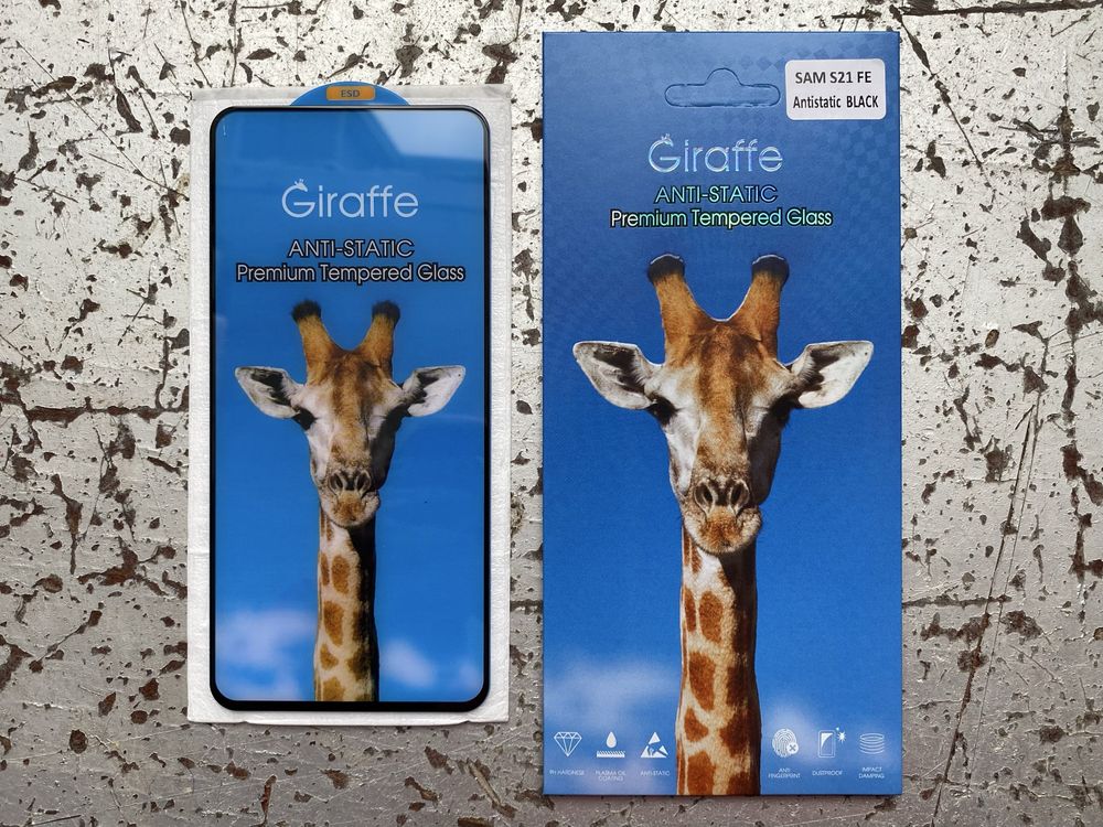 Защитное стекло Giraffe Anti-static для Samsung S21FE S22 S22+ самсунг