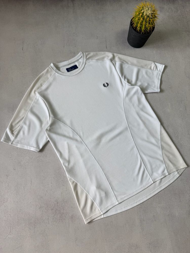 Футболка біла чоловіча Fred Perry оригінал преміальна спортивна
