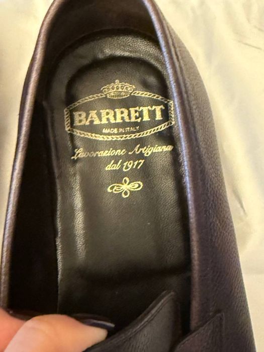 Класичні чоловічі лофери Barrett шкіряні made in italy