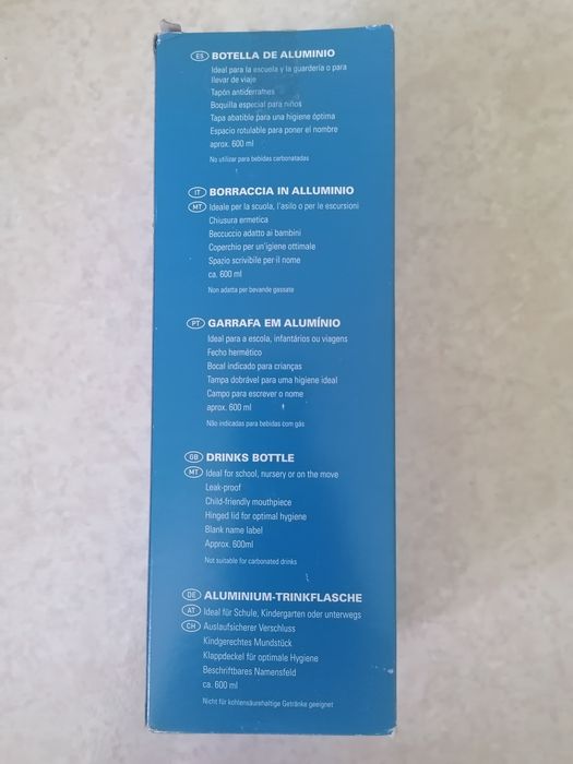 Garrafa reutilizável ideal para crianças