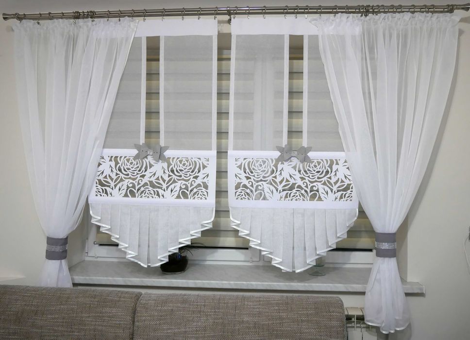 Firana , panel ażur,  Firana do salonu nowoczesna